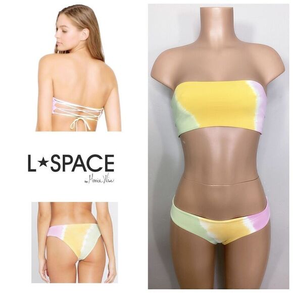 New. L*SPACE tie dye sunburst bikini. Small. Retails $187 - Picture 10 of 12
